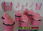 Mini cupcakes tradicionais das princesas
