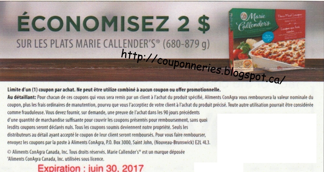 Marie callender's coupons