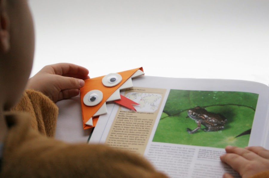 Manualidad: Marcapáginas monstruo10