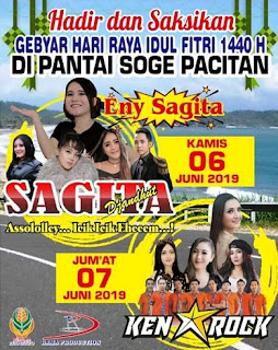 KEN AROK live Pantai Soge 2019