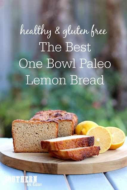 The Best Healthy Paleo Lemon Bread Recipe – easy, one bowl recipe, gluten free, grain free, paleo, dairy free, refined sugar free, clean eating recipe