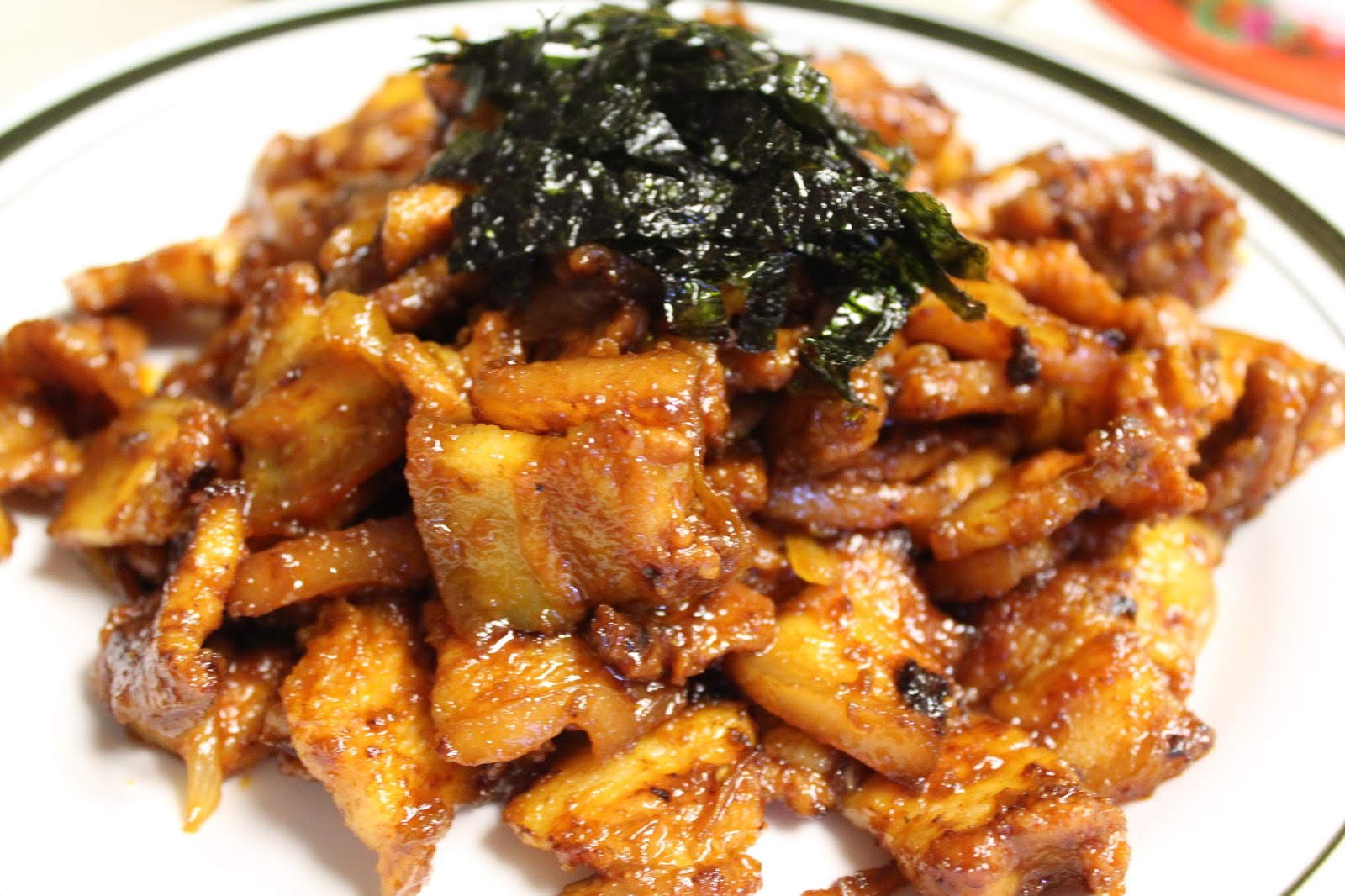 Spicy Korean Pork Daeji bulgogi Kathy Nom Nom