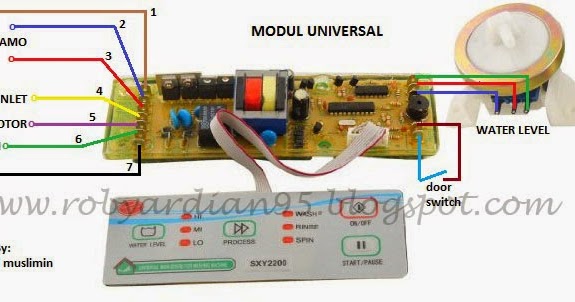 Gaya Terbaru Skema Modul Mesin Cuci Universal Skema Mesin