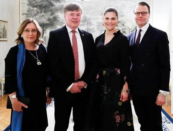 Crown Princess Victoria wore a skirt from Erdem x HM collection