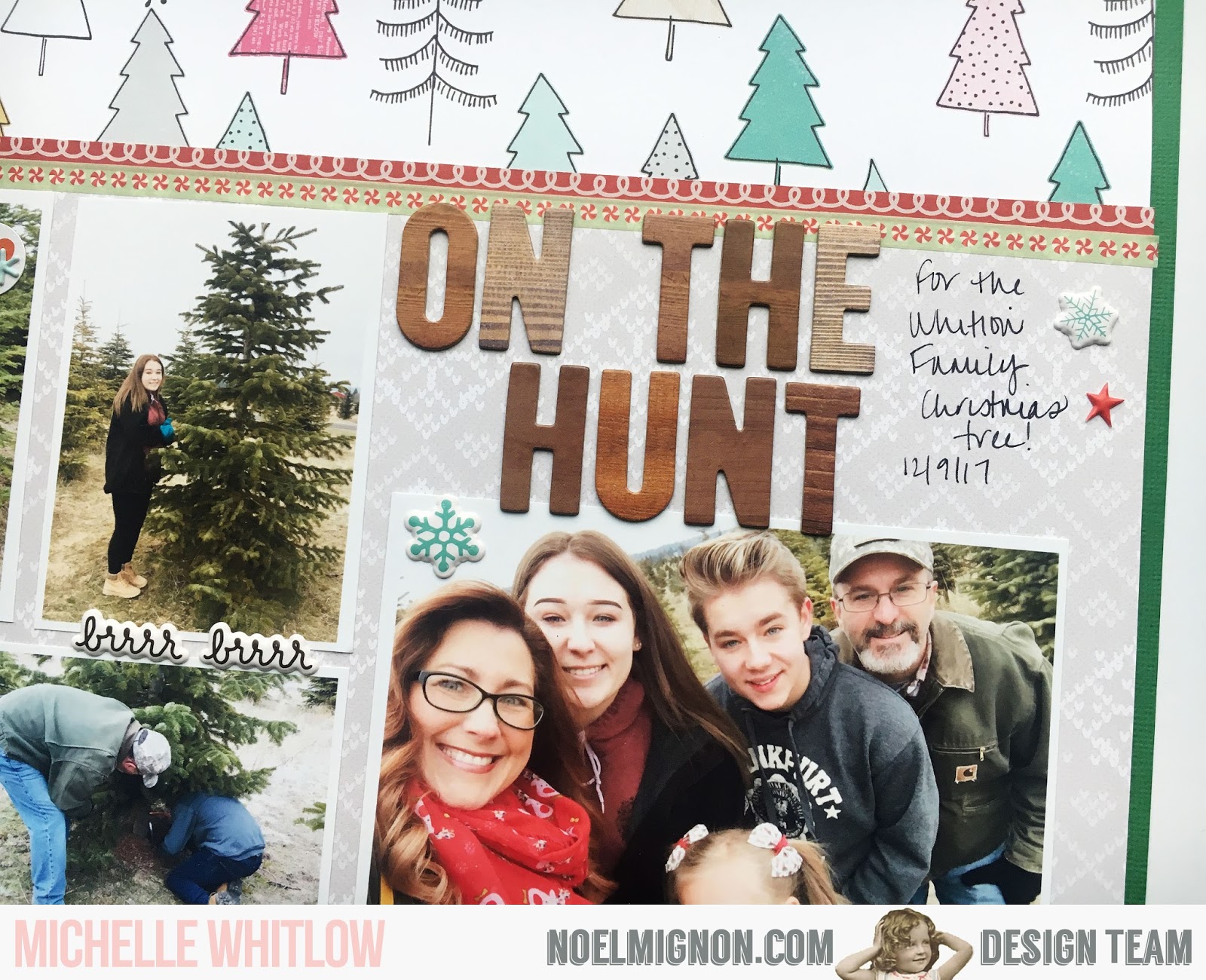 Layouts and Projects The Whitlow Family Christmas Tree