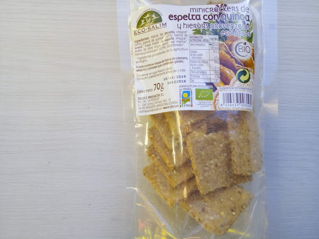 MiniCrackers de espelta con quinoa
