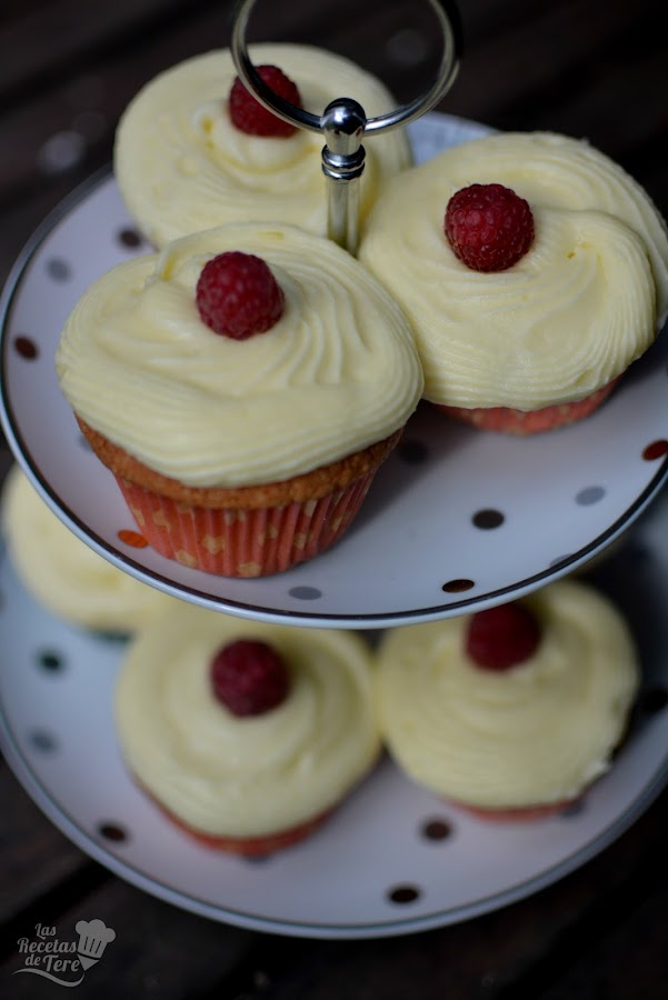Cupcakes de limon y frambuesas tererecetas 02