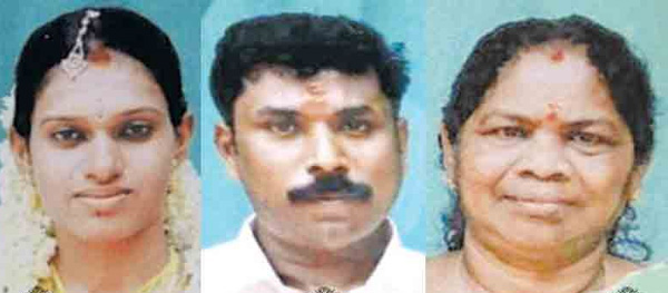 Woman bunt to dies; husband and his mother arrested, Arrest, Court, Remanded, Police, Medical College, hospital, Dead Body, Complaint, Father, News, Kerala