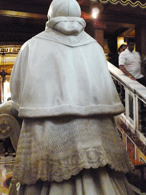 Escultura de costas, Pio IX,  Basílica de Santa Maria Maior