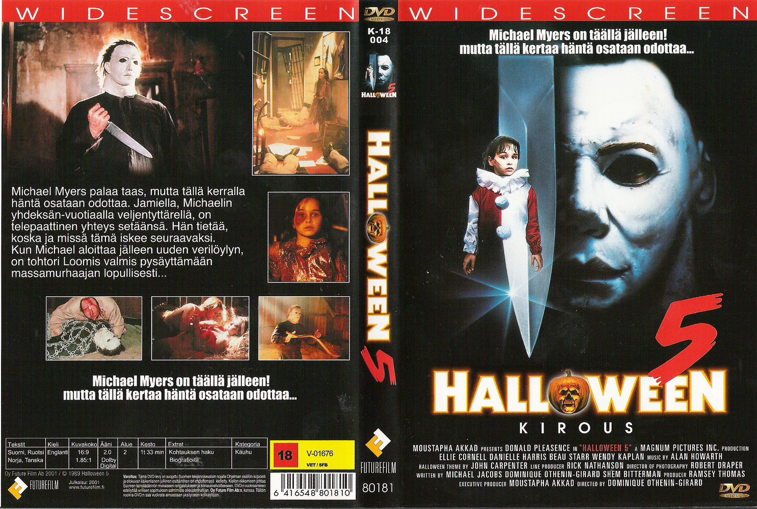 The Horrors of Halloween HALLOWEEN 5 THE REVENGE OF MICHAEL MYERS