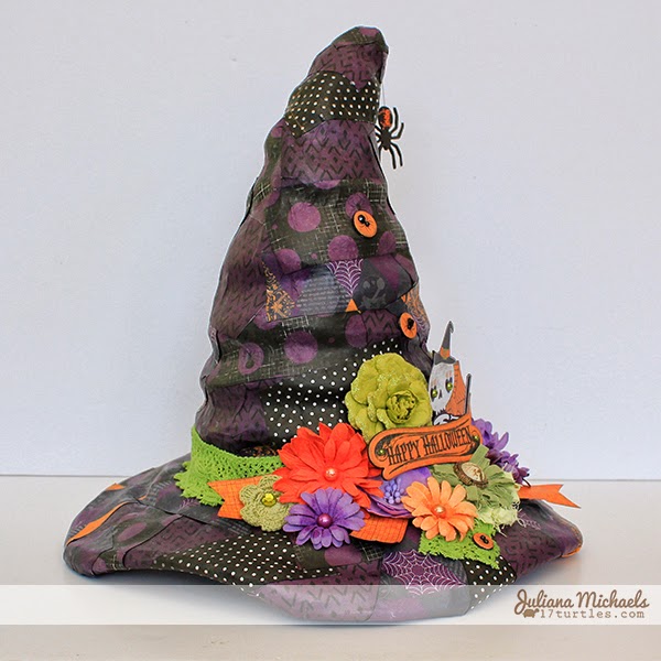 Halloween Witches Hat by Juliana Michaels Side View