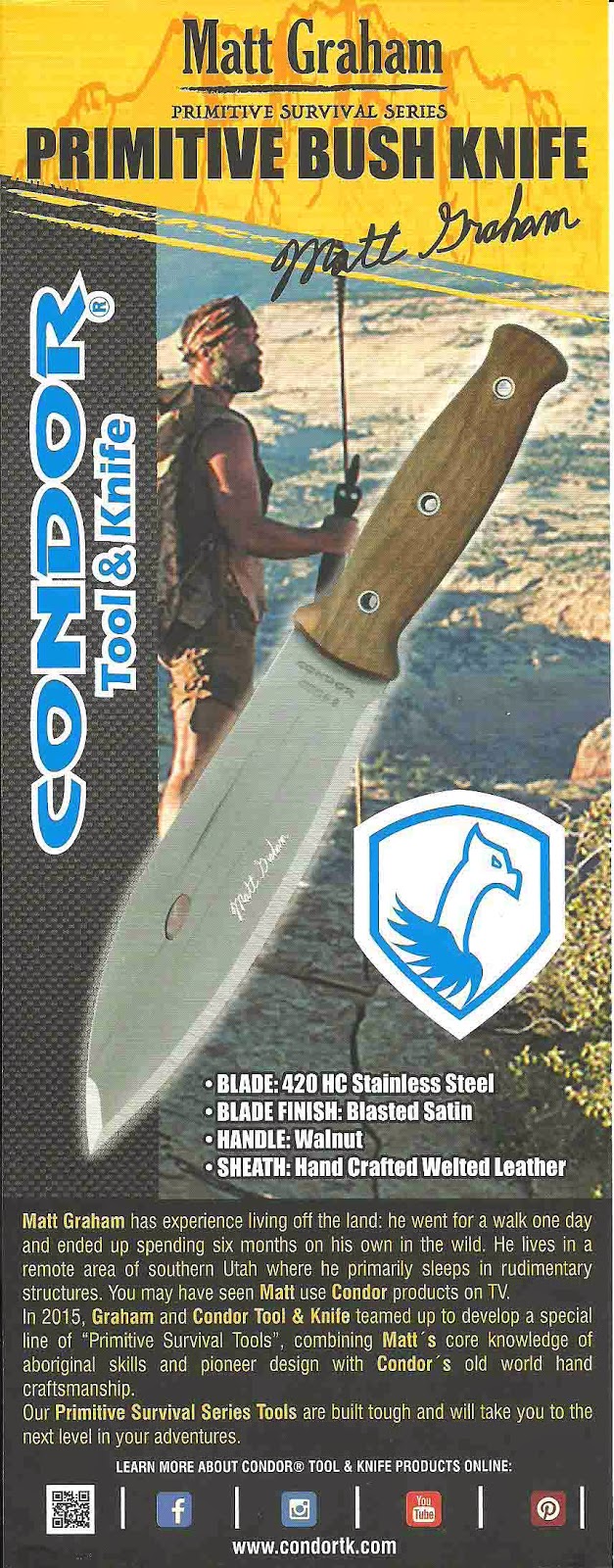 Rocky Mountain Bushcraft SHOT Show 2015 Matt Graham's new Primitive