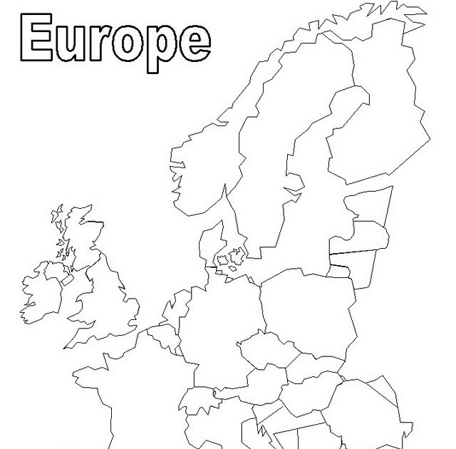 Map of Europe Coloring | COLOR AREA