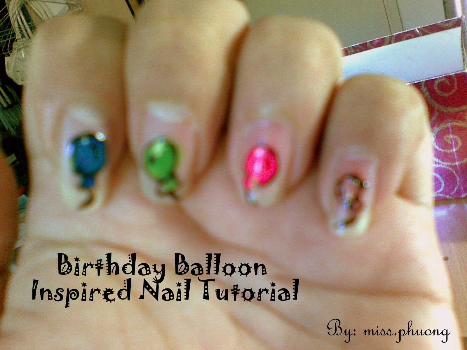 2. Step-by-Step Balloon Nail Art Tutorial - wide 2