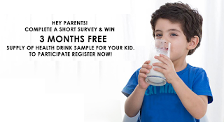 Kids Growth Survey - Win 3 Months Free Supply of Health Drinks