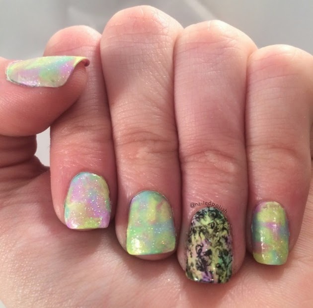 Nailed Polish Pastel Watercolor Nails