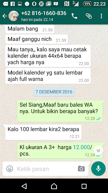 RESPON CETAK KALENDER TAHUN 2017 RESPON CETAK KALENDER TAHUN 2017