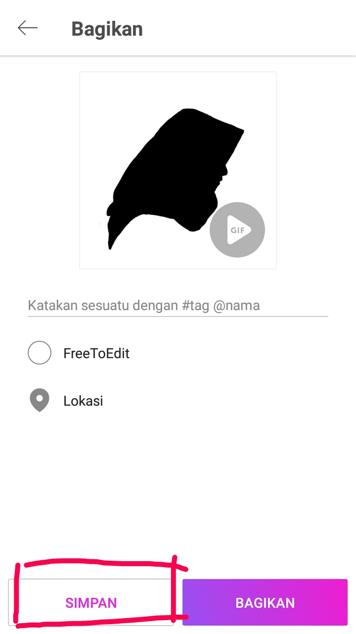 Tutorial kita Cara Membuat Efek Siluet Di Picsart