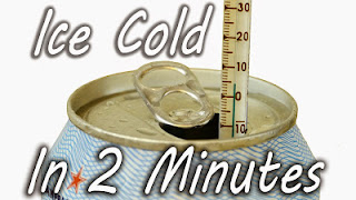 Πώς να παγώσετε ένα ζεστό αναψυκτικό σε 2 λεπτά...
