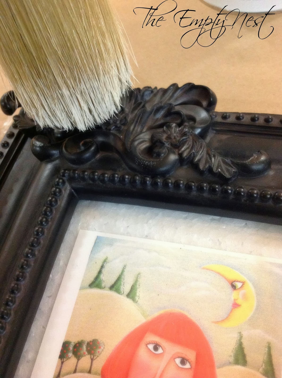 The Empty Nest how to dry brush with Chalk Paint® by Annie Sloan or I