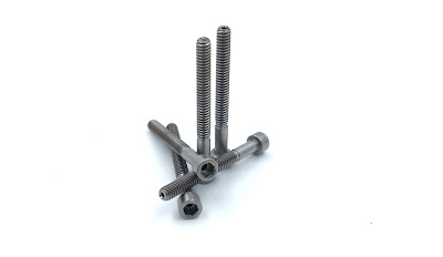 Custom Vented Titanium Screws - 2-56 X 7/8 Socket Cap Screws In Grade 5 Titanium Material, Vented