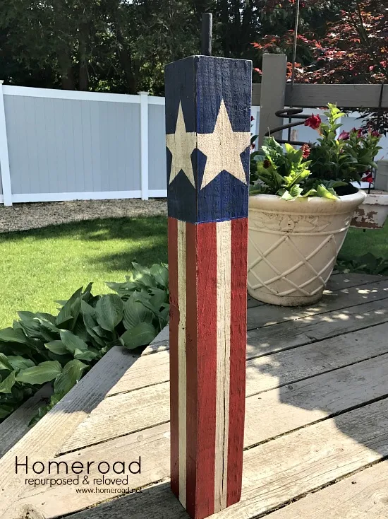 wooden 4x4 firecracker DIY