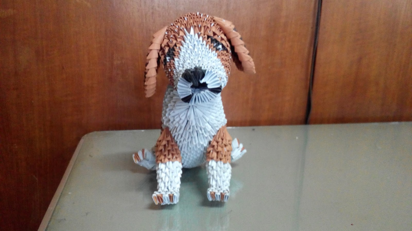 OnOy Origami origami 3d dog tutorial