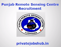 Punjab Remote Sensing Centre Recruitment Punjab Remote Sensing Centre Recruitment