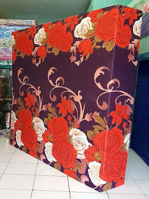 inoac motif Bunga rose mery orange Kasur inoac motif Bunga rose mery orange