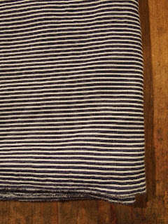 toujours stole navy border printed linen cloth
