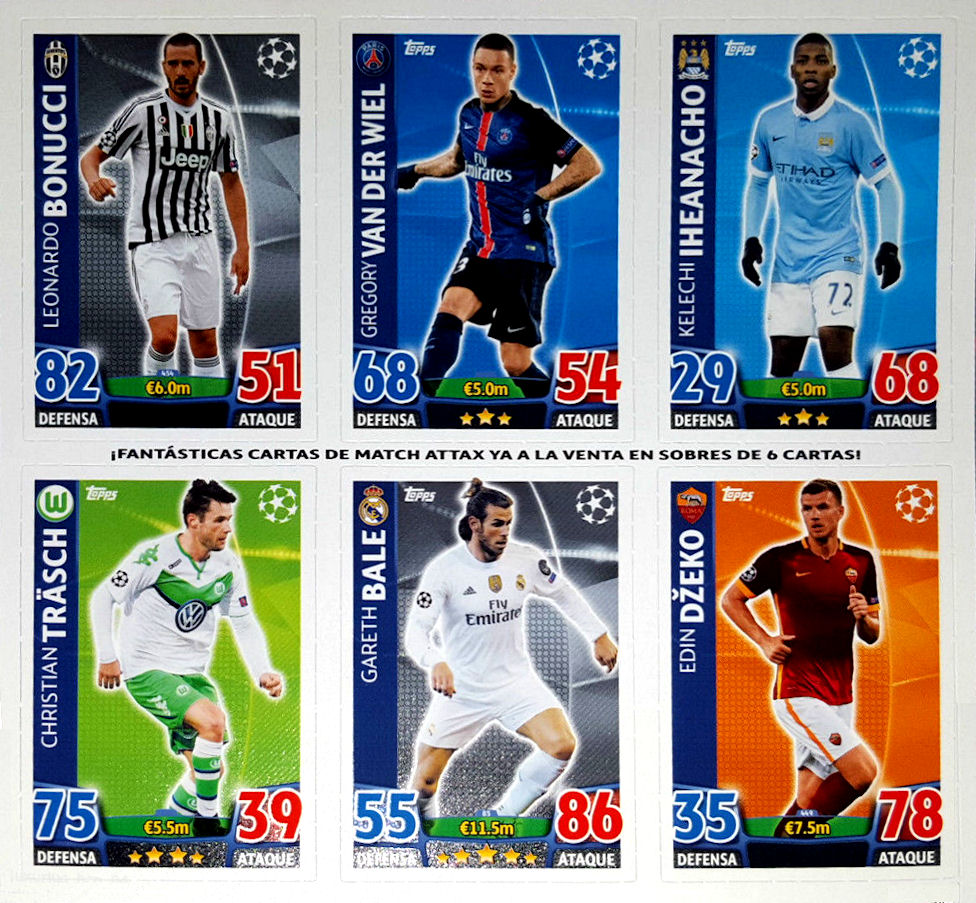 Football Cartophilic Info Exchange Topps UEFA Champions League Match