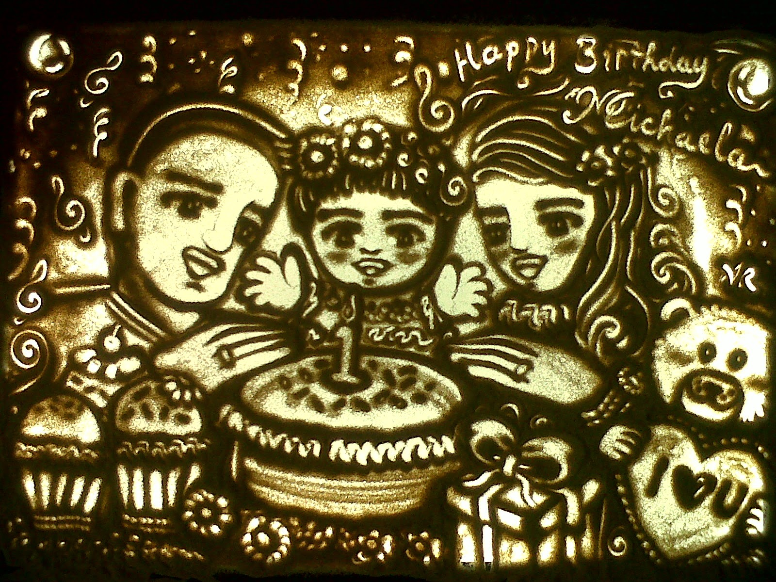 Sand Beauty: Happy Birthday Michaela