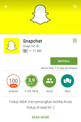 Cara membuat akun Snapchat