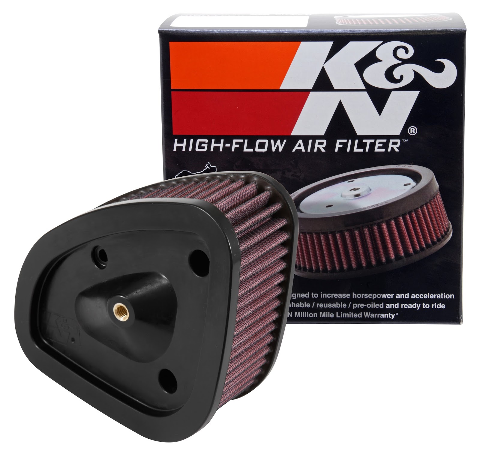 VTwin News HighFlow Air Filter for MilwaukeeEight