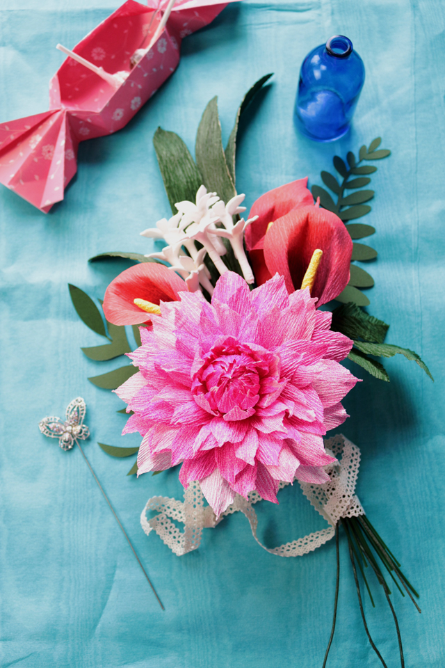 Orange Blossoms botanical representation for a vintage wedding