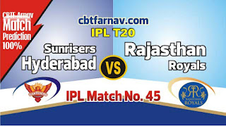 SRH 2019 vs RR IPL 2019 45th Match Prediction Today Who Will Win 