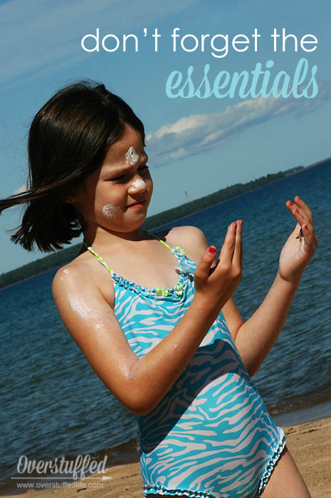 Don't forget your beach essentials. Don't forget your beach essentials.
