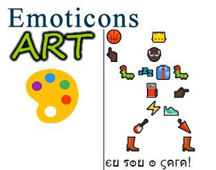 👇 Desenhos com Emoticons