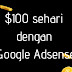USD100 sehari dengan Google Adsense