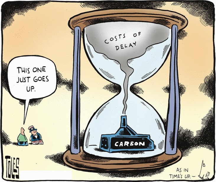 Tom Toles: Time's up.