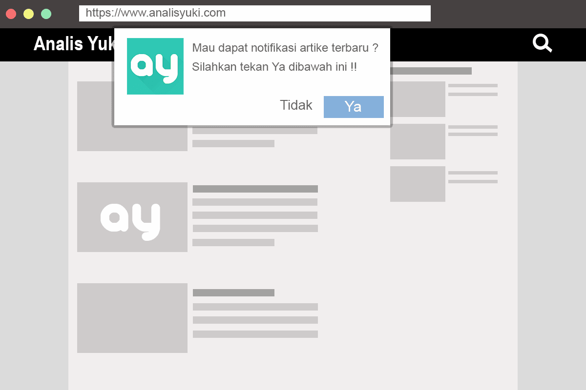 Cara Memasang Push Notifications di Blogger Cara Memasang Push Notifications di Blogger