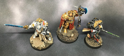 Completed Characters from Grey Knights, Custodes, and Deathwatch