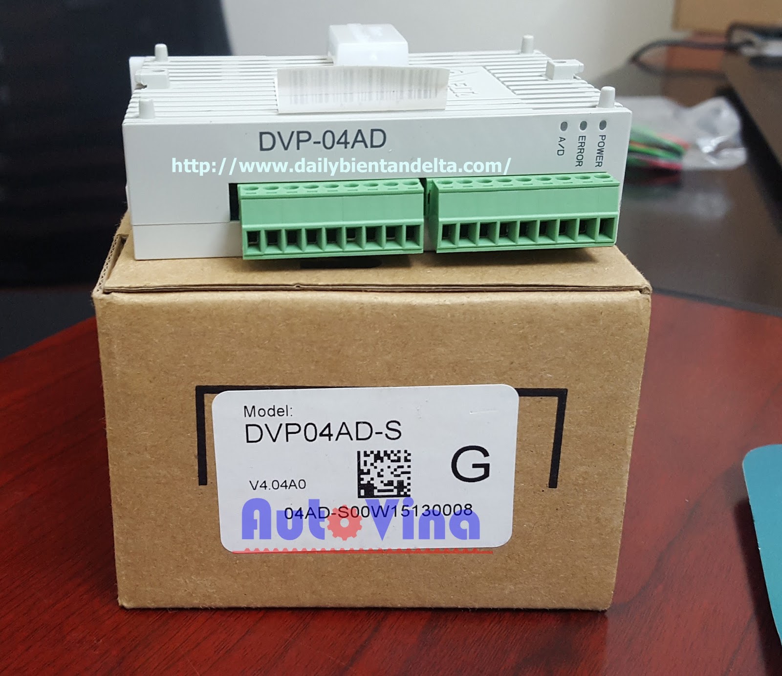 Module analog PLC Delta DVP04AD-S Đại lý bán module analog PLC Delta DVP04AD-S 4 ngõ vào analog