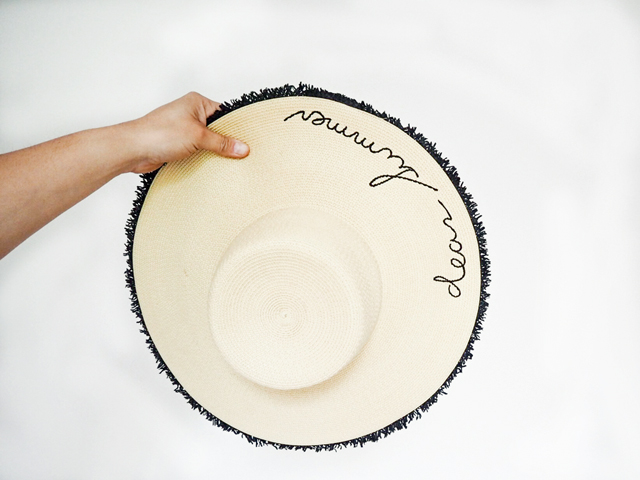 Summer statement hat Summer statement hat