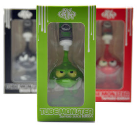 Tube Monster Vinyl Figures by VISEone - Zombie Juice Edition, Tomato Edition & Black Edition