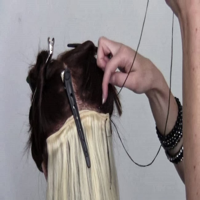 Indus Hair Extensions Sewing Procedure Of Hair Extensions