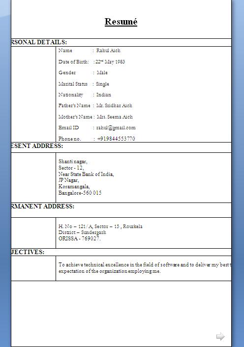 waitress resume examples