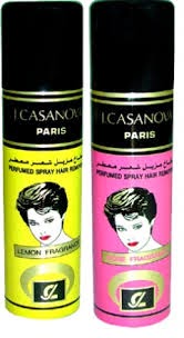 سبراى مزيل الشعر جى كازانوفا معطر - Perfumed Spray Hair Remover J. Casanova‎