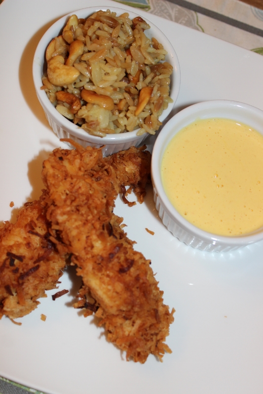 Front Range Fork And Cork Coconut Chicken with Mango Sauce