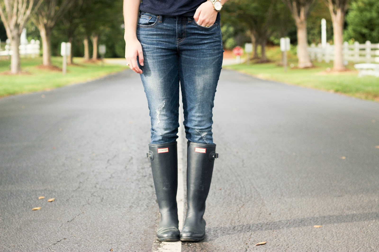 2 Ways To Style Hunter Boots Prep Avenue